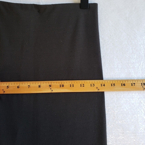 Fire Los Angeles Women's Midi Skirt Pull On Size Medium Black Stretch Straight - Picture 7 of 8